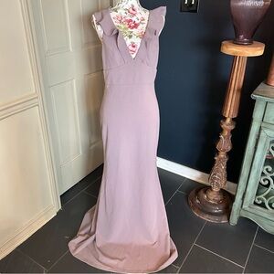 Lulus Grey Lavender Dress Sz L